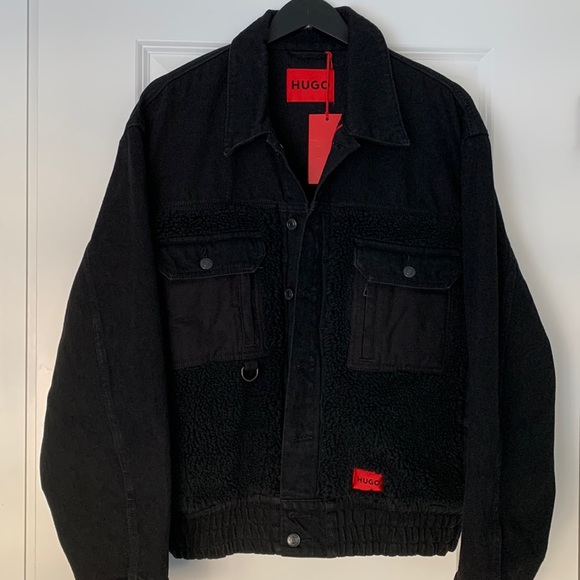 Hugo Boss Denim Sherpa Jacket - Picture 2 of 14